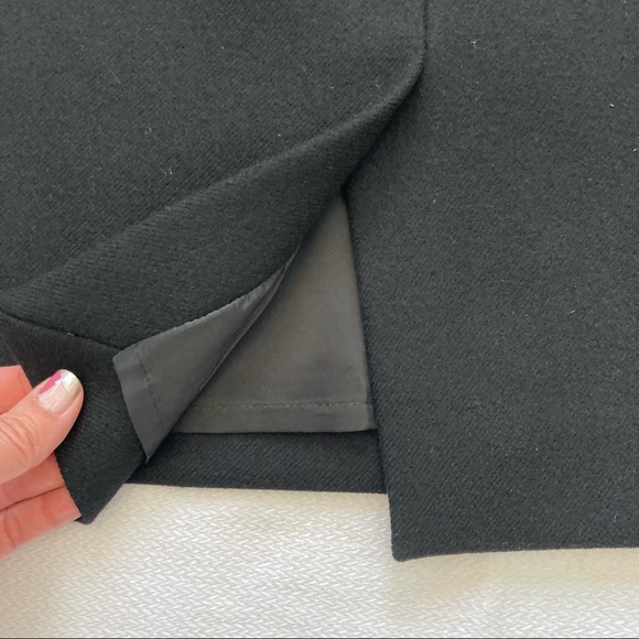J. Crew Double-Serge Wool Black Pencil Skirt - Picture 9 of 12